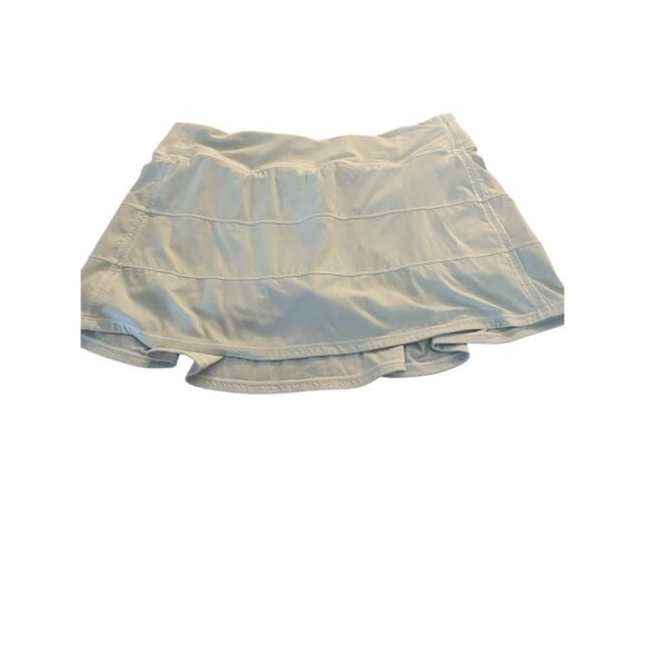 Lululemon Pace Rival Tall Tennis Skort White Size 10 Tall - Picture 7 of 16
